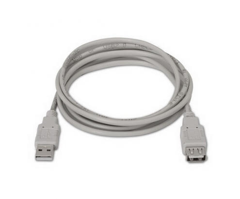 CABLE MICRO NANOCABLE USB A M USB A H 1MT 2.0 10.01.0202