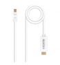 CABLE NANOCABLE MINI DISPLAYPORT MACHO A HDMI MACHO 5M BLANCO 10.15.4005