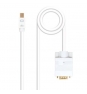 CABLE NANOCABLE MINI DISPLAYPORT MACHO A VGA MACHO 5M BLANCO 10.15.4105