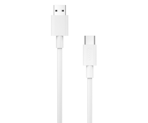 Cable Nubbeh Borealis USB-A a USB-C 1,5 m 3A Blanco de Silicona Líquida