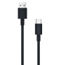 Cable Nubbeh Borealis USB-A a USB-C 1,5 m 3A Negro de Silicona Líquida