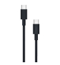 Cable Nubbeh Borealis USB-C a USB-C 1,5 m 3A Negro de Silicona Líquida