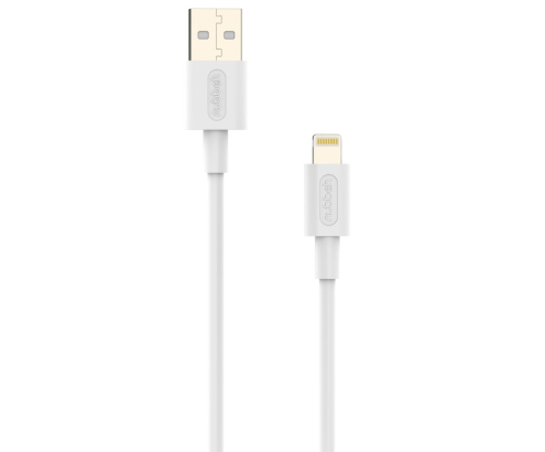 Cable Nubbeh Elisium Lightning a USB-A 1 m 2A Blanco TPE