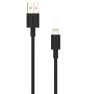 Cable Nubbeh Elisium Lightning a USB-A 1 m 2A Negro TPE