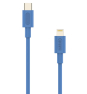 Cable Nubbeh Elisium Lightning a USB-C 1 m 2A Azul TPE