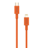 Cable Nubbeh Elisium Lightning a USB-C 1 m 2A Naranja TPE