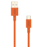 Cable Nubbeh Elisium USB-C a USB-A 1 m 3A Naranja TPE