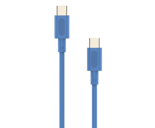 Cable Nubbeh Elisium USB-C a USB-C 1 m 3A Azul TPE