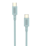 Cable Nubbeh Elisium USB-C a USB-C 1 m 3A Turquesa TPE