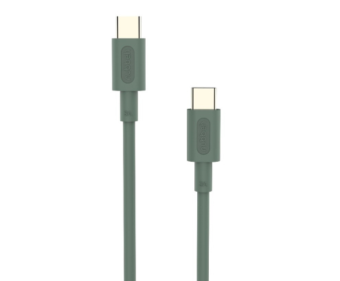 Cable Nubbeh Elisium USB-C a USB-C 1 m 3A Verde TPE