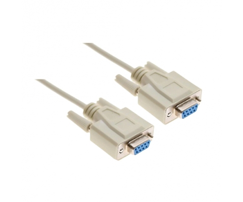 CABLE SERIE DB9 H A SERIE DB9 H 1.8MT NANOCABLE BLANCO 10.14.0602