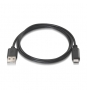 CABLE USB 2.0 TYPE A/M A USB C/M NANOCABLE NEGRO 0.5M 10.01.2100 