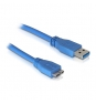 CABLE USB A M A MICRO USB B M 1 MT 3.0 NANOCABLE 10.01.1101-BL