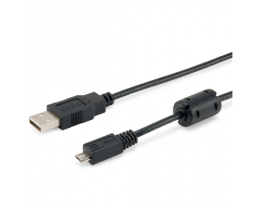 CABLE USB A M A MICRO USB B M 1MT EQUIP NEGRO 128596