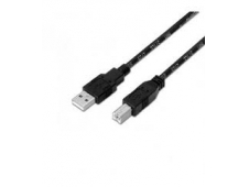 CABLE USB(A) M A USB(B) M 1MT AISENS NEGRO A101-0006