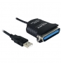 CABLE USB DELOCK IMPRESORA USB 2.0 A/M - CENTRONICS 36PIN 0,8M