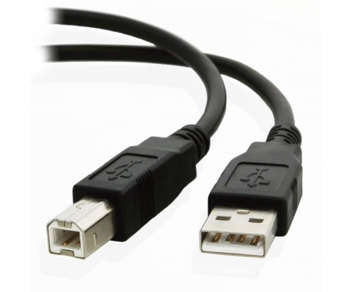 CABLE USB NANO CABLE USB2.0 A/M - USB2.0 B/M 1.0M NEGRO IMPRESORA 10.01.0102-BK