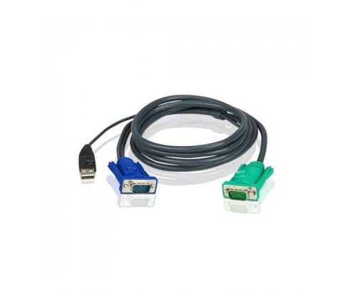 CABLE VGA M A VGA M + USB A M 3MT ATEN NEGRO 8010729