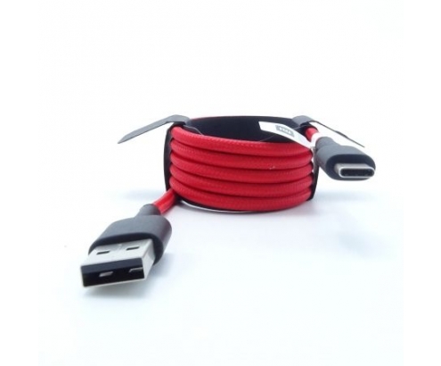 CABLE XIAOMI USB TIPO-A MACHO A USB TIPO-C MACHO 1M NEGRO ROJO SJV4110GL