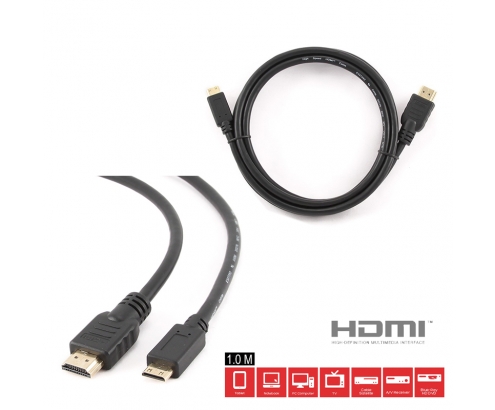 CABLEXPERT CABLE HDMI-miniHDMI ALTA VELOCIDAD 1M