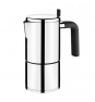 CAFETERA BALI BRA 6 TAZAS ACERO INOX 18-10 ASA ERGONÍ“MICA BAQUELITA DISEÍ‘O MODERNO A170402