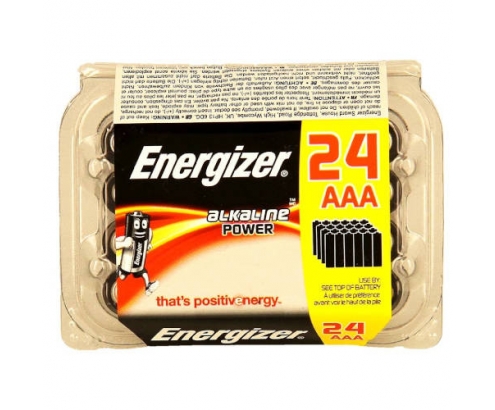 CAJA 24 PILAS ENERGIZER ALKALINAS POWER TIPO LR03 AAA E300456502