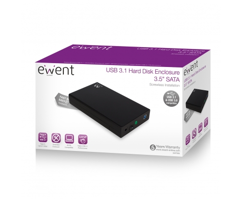 CAJA 3.5 EWENT EW7056 USB 3.1 SATA