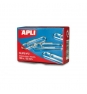 CAJA DE 100 UNIDADES DE CLIPS APLI PLATEADOS NÂº2 32MM 11714