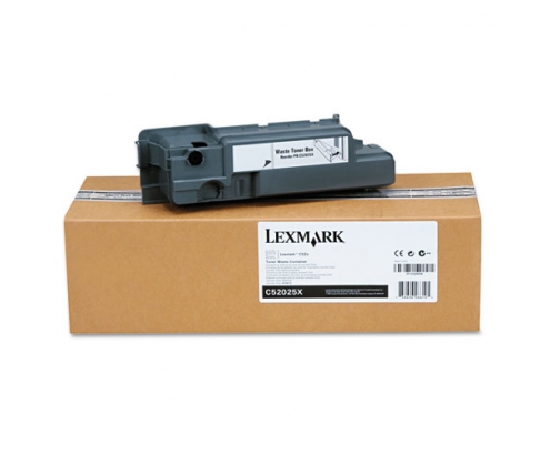 Caja de toner residual lexmark C52x C53x 25000 paginas laser negro C52025X