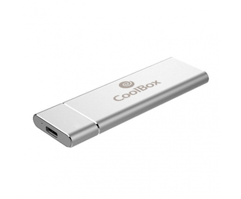 CAJA DISCO M.2 SSD COOLBOX MINICHASE N31 USB 3.1 PLATA COO-MCM-NVME