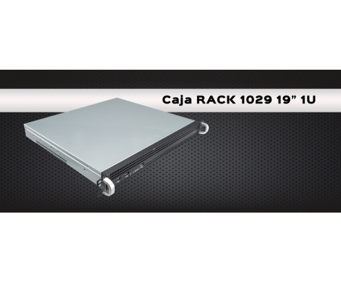 CAJA RACK 19 1U 1029 SILVER BLACK 1 USB 3.0 1 USB 2.0 51916
