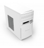 Caja semitorre phoenix micro atx anthracite ventilador 80mm lector de tarjetas blanco PHCAJAMICROATXW