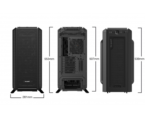 Caja torre be quiet e-atx silent base 802 window negro BGW39