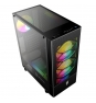 Caja Torre Nfortec Caelum Black RGB Cristal Templado USB 3.0 