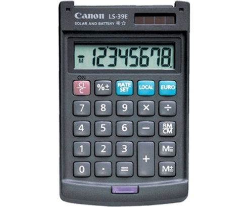 CALCULADORA CANON BOLSILLO LS-39E-DBL 4046A014AA