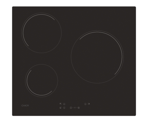 Candy CH63CC/4U2 Negro Integrado 59 cm Cerámico 3 zona(s)