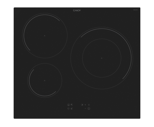 Candy Comfort CI633C/E14U Negro Integrado 59 cm Con placa de inducción 3 zona(s)