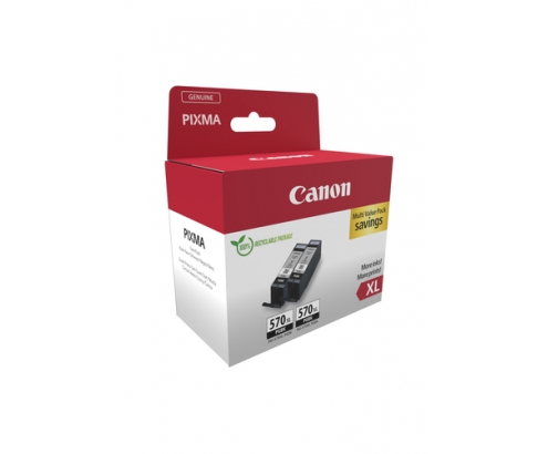 Canon 0318C010 cartucho de tinta 2 pieza(s) Original Alto rendimiento (XL) Negro
