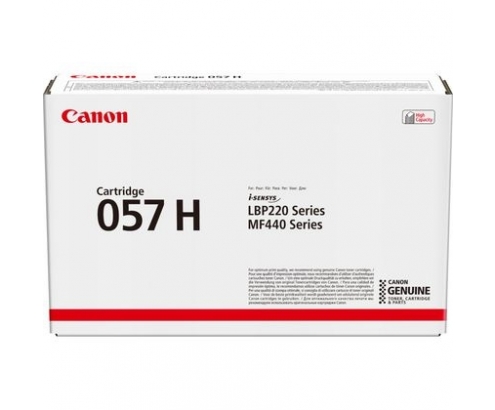 Canon 057H cartucho de tóner 1 pieza(s) Original Negro