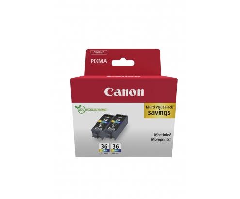 Canon 1511B025 cartucho de tinta 2 pieza(s) Original Negro, Cian, Magenta, Amarillo