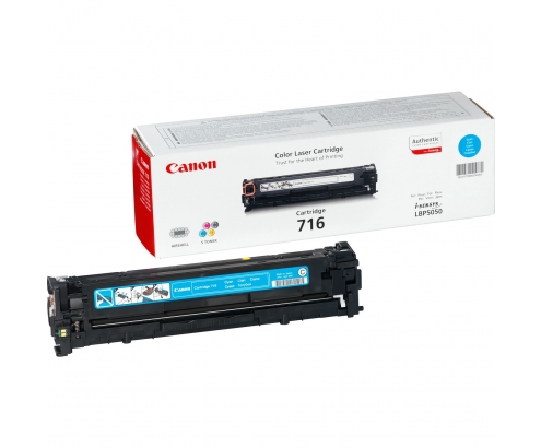 Canon 716 Cyan toner 1 pieza Original Cian