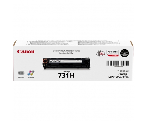 Canon 731H toner 1 pieza Original Negro
