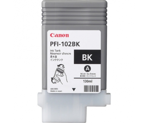 Canon PFI-102BK cartucho Original Negro