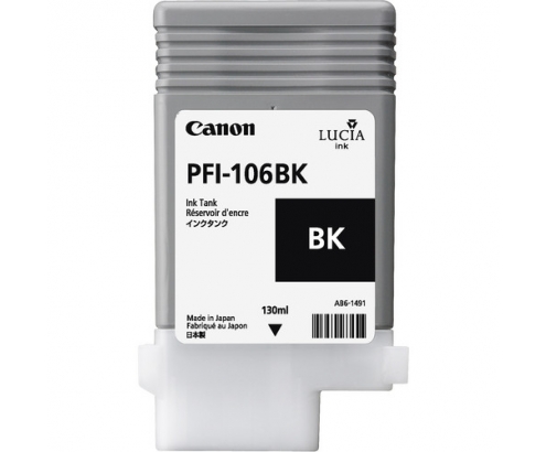 Canon PFI-106 BK cartucho de tinta 1 pieza(s) Original Foto negro