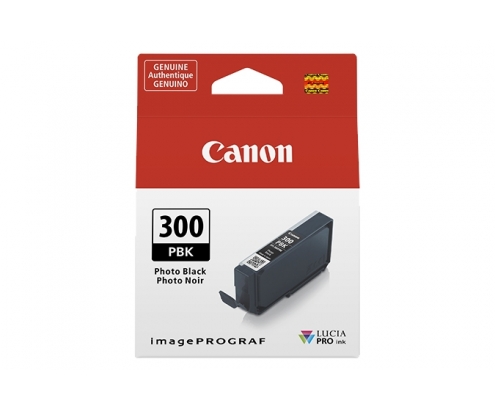 Canon PFI-300 cartucho de tinta 1 pieza Original Foto negro
