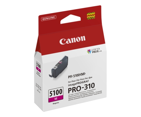 Canon PFI-5100 M cartucho de tinta 1 pieza(s) Original Magenta