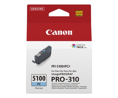 Canon PFI-5100 PC cartucho de tinta 1 pieza(s) Original Fotos cian