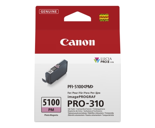 Canon PFI-5100 PM cartucho de tinta 1 pieza(s) Original Foto magenta