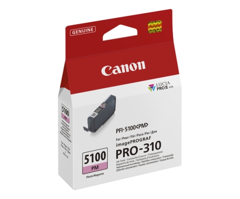 Canon PFI-5100 PM cartucho de tinta 1 pieza(s) Original Foto magenta