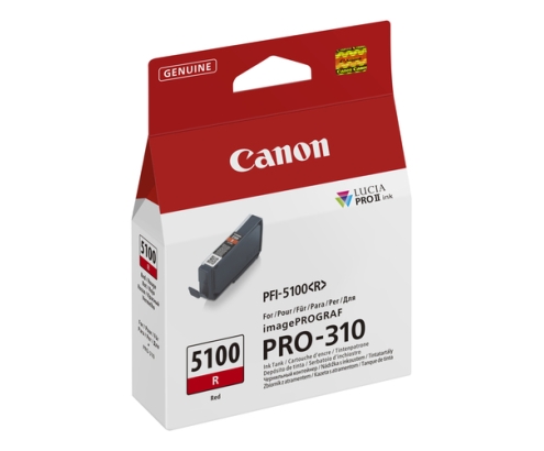 Canon PFI-5100 R cartucho de tinta 1 pieza(s) Original Rojo